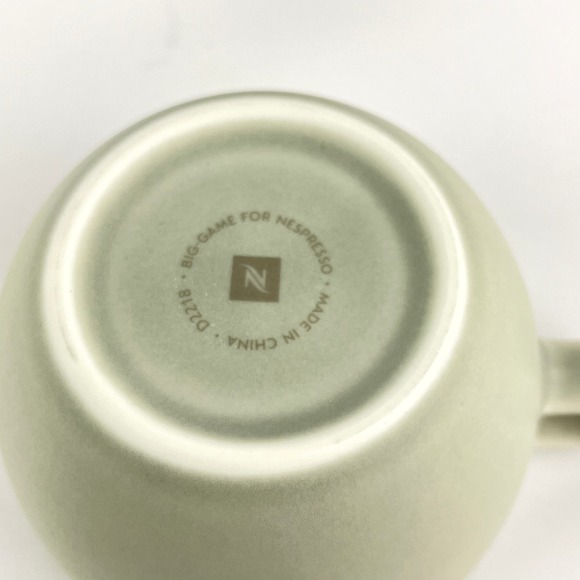 Nespresso Expresso Coffee Cups Set of 2 Big Game Collection D2218 - Picture 6 of 6